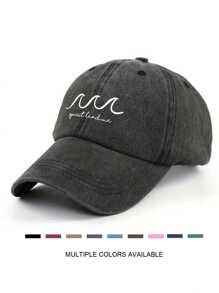 复古水洗“领导者激励我们”棒球帽 - 可调节、轻便、涤纶，适合户外活动和礼物，户外运动帽 | 复古风格帽子 | 轻便头饰