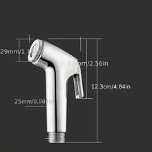 Kit de rociador de bidé de baño, rociador de bidé de mano de ABS, juego de rociador de bidé de mano montado en la pared, cabezal de ducha de mano, cabezal de ducha de bidé y lavadora de presión para inodoro, juego completo de actualización de baño para limpieza de baño e inodoro, construcción duradera, accesorios de baño, regalo perfecto para Navidad, Día de Acción de Gracias