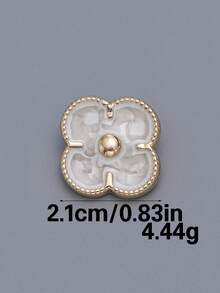 Bộ 6 nút kim loại thủ công họa tiết hoa cổ điển, thích hợp cho áo sơ mi, áo len cardigan, váy, váy cưới, bộ vest, nút kim loại thời trang đa năng, bó hoa tự làm, hộp, giày dép, hộp quà trang sức, phụ kiện thủ công mỹ nghệ - Nhiều màu - Xem 9