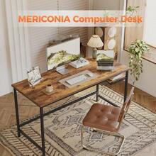 Computer Desk 48inch Gaming Desk For Small Spaces Modern Simple Style Table For Home Office Study Student Writing Table Rustic Brown 48 Inch - Nâu mộc mạc - Xem 3