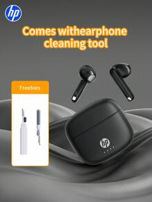 HP 5.4 入耳式无线耳塞、耳机、免费清洁工具、30 小时电池续航时间、IPX4 防水、兼容 Apple 和其他设备、可爱礼物、USB 转 Type-C、返校