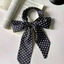 复古豹纹围巾，波点围巾，小众女士单品，腰带和领巾，韩式长款连衣裙围巾 - 03-咖啡 - 查看 11