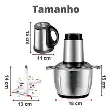 Food Chopper Grinder Meat Electric Mixer Kitchen Processor 2L/3L TCYP - 3L 110v - View 3