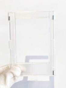 1 szt. wielokolorowa 3-calowa magnetyczna plastikowa ramka na zdjęcia, magnetyczna naklejka na lodówkę, do zdjęć z aparatu natychmiastowego i mini kartek, odpowiednia do spersonalizowanej dekoracji lodówki, prezent dla przyjaciół, na Halloween, Boże Narodzenie