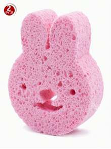 Kids Bath Sponge, Cartoon Soft Scrub Towel, Baby Bath Shower Sponge, Wood Pulp Material, Lather Easily