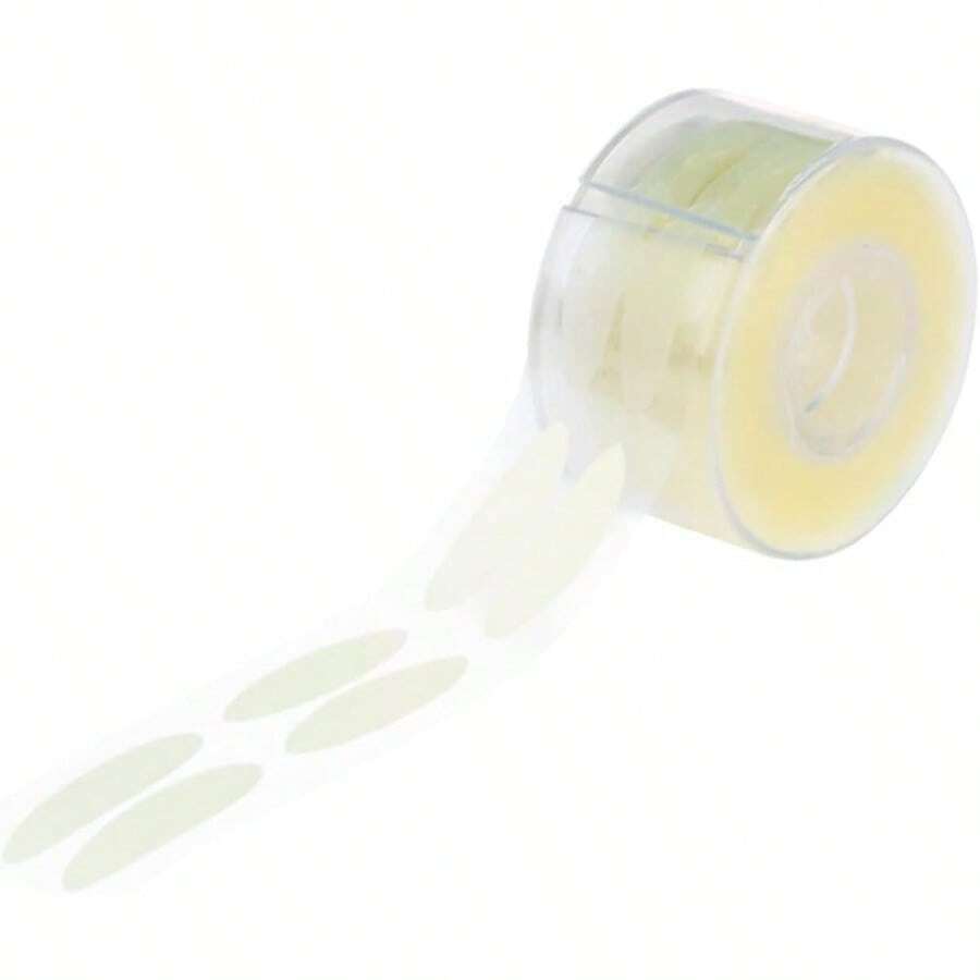 Pegatinas para párpados QYMakeup, 300 pares, rollo de cinta adhesiva para ojos dobles, tono de piel, L, impermeable, invisible 1613 - Como se muestra - Ver 1