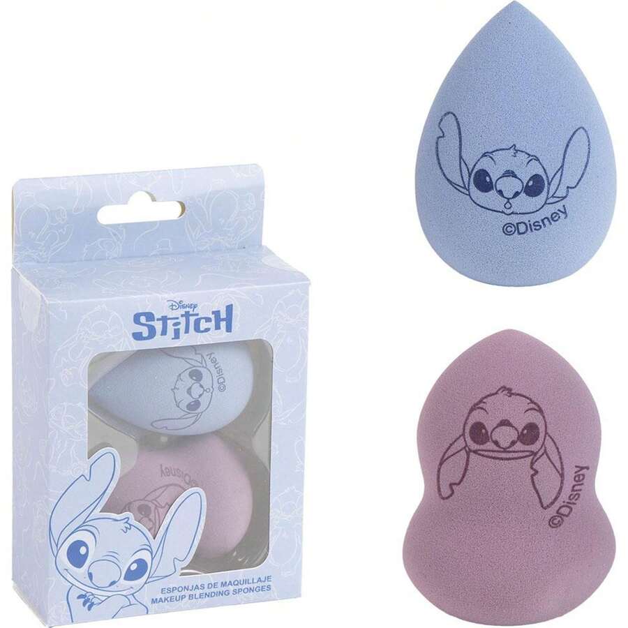 Lilo Y Stitch Stitch Makeup Sponge - For Foundation, Concealer Or Powder - Soft Texture And Water Expansion - Natural And Even Finish - Latex-Free Makeup Sponge - Multicolor - View 1