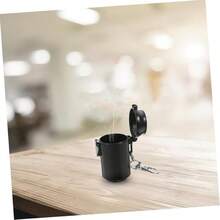 1pc Portable Metal Can Shaped Ashtray With Flip Lid And Keychain, Suitable For Outdoor, Home, Car Use, Ashtray Gift - Multicolor - View 3