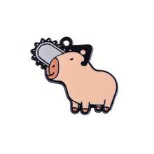 可爱的水豚河豚DIY吊坠首饰套装，可用于制作手链、项链和其他首饰。适合DIY爱好者。也非常适合馈赠亲朋好友。