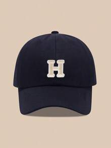 Mũ lưỡi trai trẻ em in 26 chữ cái, mũ chống nắng cho bé trai và bé gái, thích hợp cho các hoạt động ngoài trời và mặc hàng ngày, chống tia UV. - Màu xanh hải quân - Xem 4