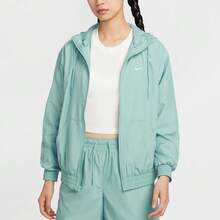 Nike Women's AS W NSW ESSNTL UV WVN JKT HD Jacket, Woven Hooded Jacket FV6299-017