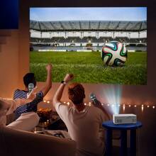 迷你投影仪、家庭影院电影投影仪、便携式户外视频投影仪，适合娱乐爱好者，兼容智能手机/高清电视/USB 等 - 非常适合电影之夜和游戏，一份令人惊喜的礼物。 - 英規插(220-240V) - 查看 2