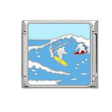 1 pièce Accessoires créatifs de la série Éléments de l'océan, bijoux DIY frais et personnalisés. Bracelet, collier, bague, bracelet de cheville et raffiné.