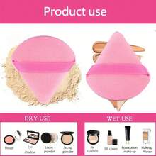 Conjunto de 13 a 33 pincéis de maquiagem, incluindo sombra, base, corretivo, blush e iluminador, com estojo para armazenamento. Ideal para cosméticos femininos e ferramentas de beleza. - Rosa - Ver 6