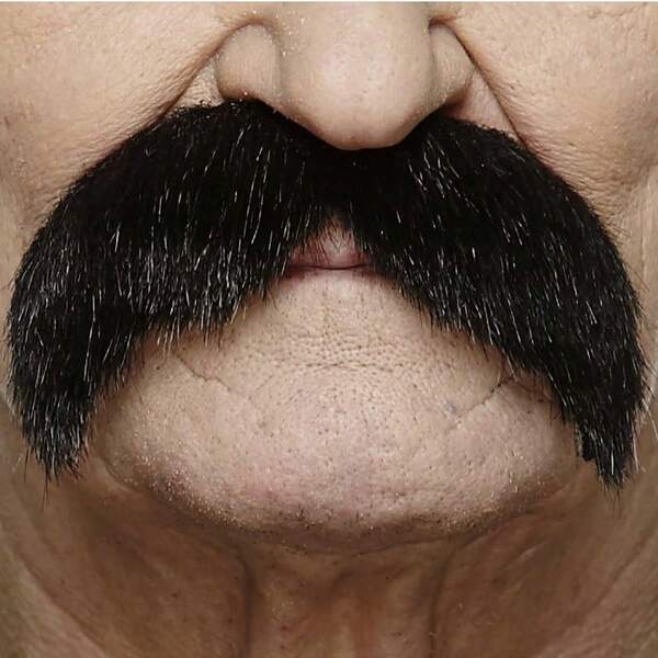 Divertido set autoadhesivo de bigotes falsos abstractos y DIY, materiales de bigotes novedosos adecuados para disfraces y fiestas de Halloween, excelente para teatro, juegos de roles y fiestas