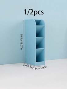 1/2 szt. 4-komorowy przezroczysty, matowy pojemnik na ołówki, organizer na biurko z ukośną wkładką, oszczędzający miejsce, wielofunkcyjny organizer na artykuły papiernicze, uchwyt na długopisy na biurko