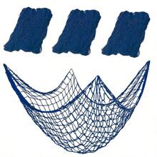 1pc Nature Fish Net Wall Decoration, Ocean Themed Wall Hangings Fishing Net Party Decor For Pirate Party,Wedding,Photographing Decoration Room Decor Bedroom Decor Home Decor