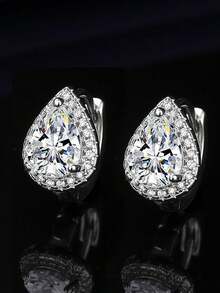 1 Đôi Bông Tai Ngọc Trai Thanh Lịch Ngọt Ngào Nhẹ Nhàng, Bông Tai Hình Tròn Hợp Thời Trang, Khuyên Tai Độc Đáo Với Cảm Giác Cao Cấp Và Khí Quyển, Thích Hợp Cho Các Bạn Gái Đeo Hàng Ngày - bông tai ngọc trai - Xem 12