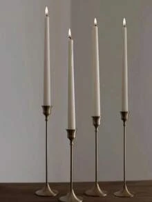 4pcs Long Candle Western Style Candlelight Dinner Banquet Party Romantic Wedding Decoration