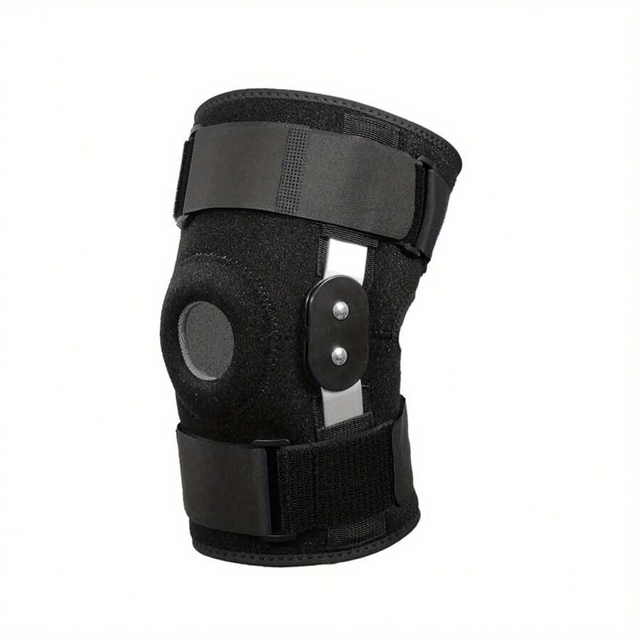 Men's And Women's Knee Pads Adjustable Sports Knee Brace With Compression Straps - Hand Washable - Perfect For Running, Hiking, Basketball, And More - Black - View 1