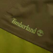 Timberland Chaqueta deportiva con capucha de hombre de bloques de color con cremallera de contraste, deportiva y liviana para entrenamiento, A41SF