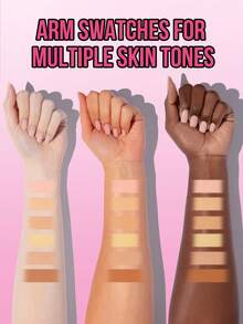 MISSLYN 1Pc SIX COLORS CONCEALER PALETTE, 6-Color Full Coverage Concealer & Color Corrector Palette With Brush, Face Concealer & Corrector, Party/Y2K/Daily, Soft Glam/Natural Glow/Long-Lasting, Concealer, Halloween Makeup - #01 - View 7