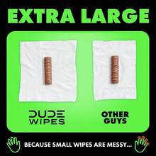 DUDE Wipes Flushable Wipes 3 Pack 144 Wipes Shea Butter Smooth With Vitamin E Aloe Septic And Sewer Safe - Herbal Relief - 查看 6