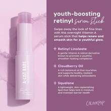 ColourPop Brightening Vitamin C Serum Stick - Radiance-Boosting Face Serum Stick For Glowy Summer Makeup Prep - Enriched With Turmeric To Help Approve The Appearance Of Redness - Ego Boost (0.25 Oz)
