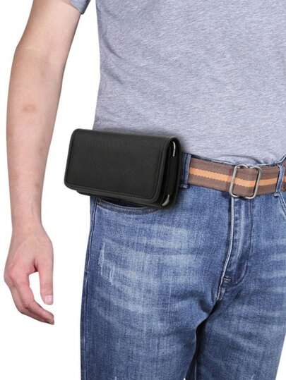 Universal Men's Phone Pouch, Waist Bag, Handheld Phone Bag, Card Holder