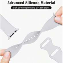 1pc Apple Watchband Sport Silicone Band Black Compatible With Apple Watch Band 40mm 38mm 41mm 44mm 45mm 42mm 49mm Women Men, Black Soft Wristband Waterproof Replacement Sport Strap Compatible With Apple Watch Band Series 9 8 7 6 5 4 3 2 1 SE Ultra2/1 Apple Watch Strap Men Watch Band