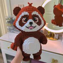 10.000 mảnh ghép hình gấu trúc nâu cỡ lớn, trò chơi ghép hình, đồ chơi tự làm có độ khó cao dành cho người lớn, tượng gấu bông, quà tặng sinh nhật, thích hợp cho tiệc tùng và làm quà tặng - Trong sáng - Xem 4