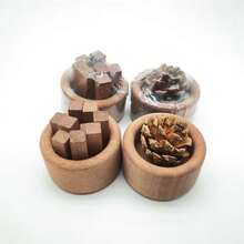 1个香薰精油扩香器，圣诞礼物，木质香氛扩香器，家居及汽车装饰，仪表盘配件，木质扩香器产品，家居装饰，桌面摆件，夏季驱蚊精油扩香器，适用于卧室、客厅、梳妆台，可搭配精油使用，节日礼物，生日礼物，母亲节礼物，情人节礼物（产品本身无香味，仅有天然木香，请搭配精油使用）