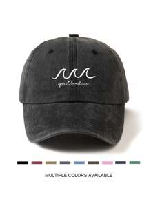 复古水洗“领导者激励我们”棒球帽 - 可调节、轻便、涤纶，适合户外活动和礼物，户外运动帽 | 复古风格帽子 | 轻便头饰