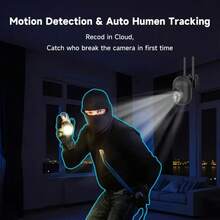1/2/4pcs 2.4G WiFi Security Camera, Home Security Monitoring With 360° Panoramic View, Two-Way Audio, AI Motion Detection & Night Vision, Remote Control Via App, Suitable For Indoor Use - Black - View 6