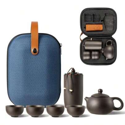 1. Gongfu Tea Set Portable Chinese Tea Kit 2. Chinese Tea Set Travel Gongfu Tea Pot And Cups 3. Porcelain Tea Set Travelfriendly Teapot And Teacups With Bag 4. Chinese Tea Gift Set Perfect For Travel Home Or Office