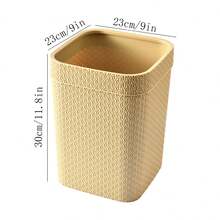 قطعة واحدة من علبة حفش جديدة منسوجة بالقطيفة، مناسبة لغرفة المعيشة والمطبخ والمكتب والاستخدام التجاري، غطاء مقاوم للتسرب بدون غطاء