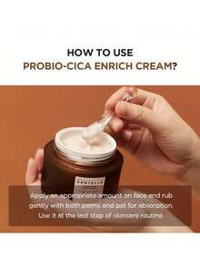 SKIN1004 马达加斯加积雪草益生菌滋养霜 50ml，柔滑珍珠质地，轻盈乳霜，清凉舒缓，水润防护，24小时保湿，术后肌肤护理，妆前打底，干燥气候肌肤救星，舒缓压力，韩妆，韩国彩妆，50毫升/1.69液体盎司 - CENTELLA PROBIO-CICA ENRICH CREAM - 查看 9