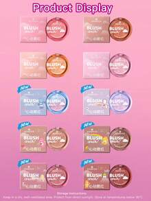 Essence Cardiac Powder Blusher / Essence Blush Crush! - Champagne Cloud - 4.5g - Champagne Cloud - View 9