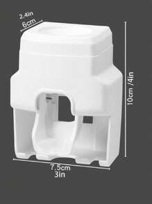 Spremitubo per dentifricio, accessorio pigro per spremere il dentifricio, porta spazzolino da denti montato a parete per il bagno di casa