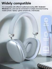 Wireless Bluetooth Headset Outdoor Sports Gaming Wireless Headphones With Mic Noise-Proof Bluetooth Earphones For Home Office Cellphone PC For Phone / Computer / Tablet