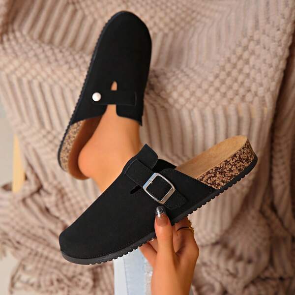 Nouvelles mules rétro printemps/été pour hommes, mocassins décontractés sans dos unisexes avec bride réglable