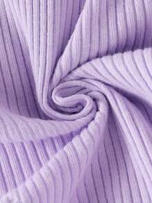 Baby Girls' Elegant Winter Romper Set: Lace Butterfly Bow, Pure Dress For Holiday Photos - Màu tím - Xem 8