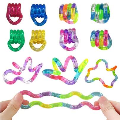 1/3/5/10pcs Autism Sensory Toys For Adults, Fidget Toys To Relieve Anxiety And Stress, Vibrant Quiet Finger Toys, Customizable Sensory Toys