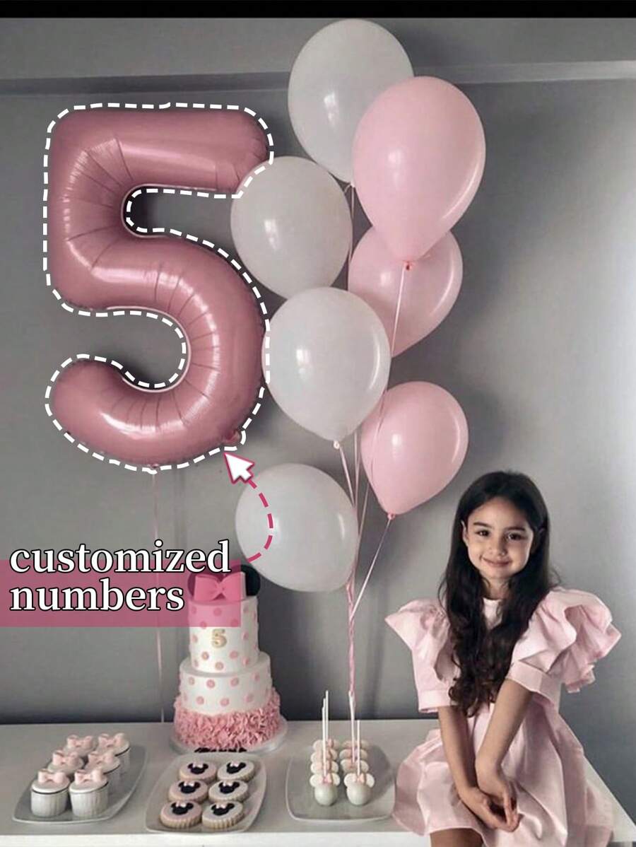 بالونات أرقام وردية مخصصة بطول 32 بوصة، بالونات التكس وردية وبيضاء مخصصة، مناسبة لديكور حفلات عيد الميلاد، الزفاف، استحمام الطفل، عيد الحب، حفلات عصابة العروس، حفلات عيد ميلاد بموضوع الفيونكة، ديكور خطوبة العروس، عيد الميلاد، الذكرى السنوية، استحمام الطفل، التخرج، الخطوبة، ديكور حفلات الزفاف