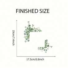 1/3/5 piezas Pegatinas de pared de interruptor con diseño de hojas de plantas verdes sencillas, decoración de pared de plantas verdes, calcomanías decorativas de interruptor, decoración del hogar fresca y verde, diseños de plantas verdes en varios estilos, patrón floral autoadhesivo, fácil de aplicar, adecuado para baño y decoración del hogar