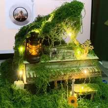 1 包人造苔藓草、仿苔藓草坪、微景观装饰、户外花园装饰、婚礼派对、展览背景、商场装饰、家居装饰、盆栽装饰 - 彩色 - 查看 6