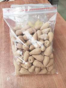 100PCS Natural Backflow Incense Cones Jasmine, Rose Lily Sandalwood Osmanthus Wormwood Agarwood Lavender - 100 Pieces - View 13