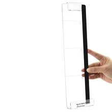 Office Desk Accessories: Monitor Stand, Notepad, Computer Message Board, Office Supplies, Unisex Computer Memo Holder With Functional Area, Home Office Essential,For School Supplies,Back To School - Transparent - View 7