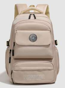 学生大容量多层耐用背包，休闲旅行防水笔记本电脑包