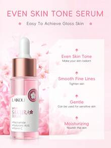 LAIKOU 一套两件装：莱寇日本樱花亮肤精华液和樱花保湿霜，清爽不黏腻，焕活肌肤，保湿滋润，是送给女性、母亲、妻子、姐妹、女孩、女友的护肤好礼，也是母亲节的理想礼物。 - 粉紅色 - 查看 3